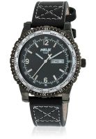 Helix 12Hg02 Black/Black Analog Watch