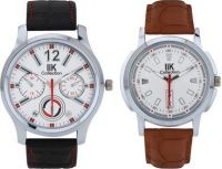 IIK Collection Combo 501M-508M Premium Round Analog Watch - For Men