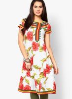 Kurti'S White Printed Kurtis