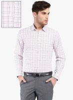 Mark Taylor White Checks Slim Fit Formal Shirt