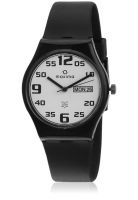 Maxima 02241PPGW Black/White Analog Watch