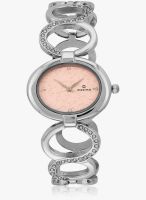 Maxima 28272Bmli Silver/Pink Analog Watch