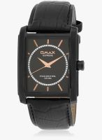 Omax Ss-545 Black/Black Analog Watch