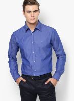 Park Avenue Blue Formal Shirt (Super Slim Fit)