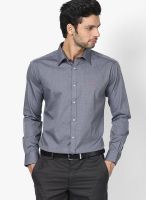 Park Avenue Dark Grey Formal Shirt (Super Slim Fit)