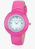 Playboy Bpb-0011-F Pink/Silver Analog Watch