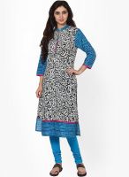 Prakhya Blue Printed Kurtas