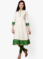 Prakhya Green Printed Kurtas