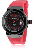 Q&Q DA40J522Y Red/Black Analog Watch