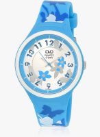 Q&Q Db15j312y-Sor Blue/Silver Analog Watch