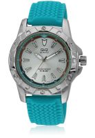 Q&Q Q798-311Y Green/Two Tone Analog Watch