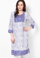 Rangriti Blue Printed Kurtis