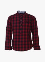 Ruff Red Casual Shirt