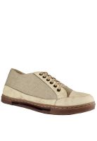 Salt N Pepper Beige/Sand Leather Sneakers