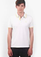 Smokestack White Solid Polo T-Shirts