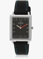 Sonata Ng7078sl02 Black/Black Analog Watch