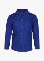 Spark Blue Casual Shirt