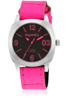 Superdry T Sdwsyl115P Pink/Black Analog Watch