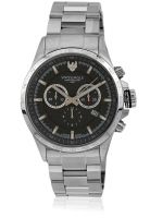 Swiss Eagle Field Se-9034-22 Silver/Black Chronograph Watch