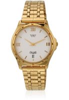 Timex Bw02 Golden/Silver Analog Watch