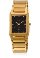 Timex Ct07 Golden/Black Analog Watch