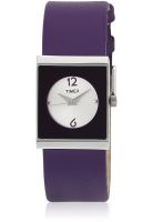 Timex Ti000T70100 Purple/White Analog Watch