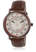Timex Ti000u80300 Brown/White Analog Watch