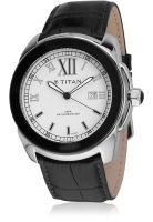 Titan Classique 9492KL01J Black/White Analog Watch