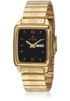 Titan Karishma Nc1581Ym06 Gold/Black Analog Watch