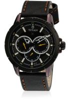 Titan Octane 9484KL02J Black/Black Analog Watch