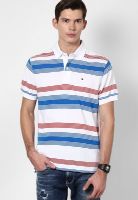 Tommy Hilfiger White Half Sleeve Polo T Shirt