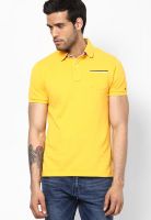 Tommy Hilfiger Yellow Half Sleeve Polo T Shirt