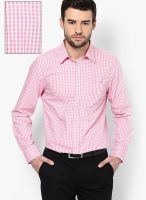 Turtle Checks Pink Formal Shirt