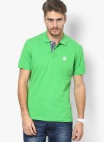 Turtle Green Solid Polo T-Shirts