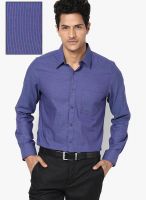 Turtle Striped Blue Formal Shirt