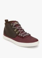 United Colors of Benetton Maroon Sneakers