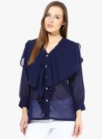 Vani Blue Solid Shirt