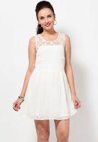 Vero Moda Sleeve Less White Dress