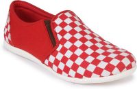Vilax Colored Casual Shoes(Red, White)