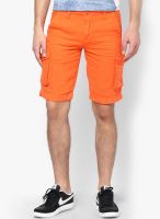 WYM Solid Orange Shorts