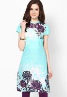 W Green Printed Kurtis