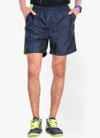Yepme Navy Blue Solid Shorts