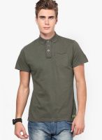 s.Oliver Green Polo T-Shirt