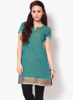 Alma Green Printed Kurtis