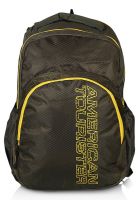 American Tourister Olive/Yellow Backpack