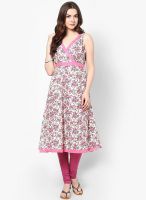 Bhama Couture Pink Printed Kurtis