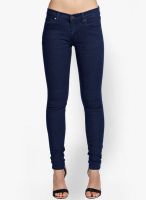 Boohoo Lilah Indigo 5Pkt Full Length Skinny Jeans