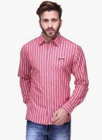 Canary London Rust Slim Fit Casual Shirt