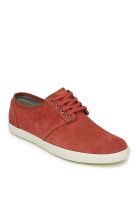 Clarks Torbay Lace Red Sneakers