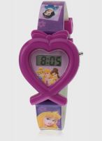 Disney Dw100241 Purple/Grey Digital Watch